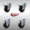 Service Caster 3 Inch SS Hard Rubber Wheel Swivel Top Plate Caster Total Lock Brakes SCC, 2PK SCC-SSTTL20S314-HRS-2-S-2 - alternate 4